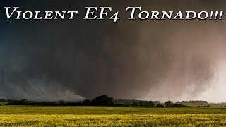 HUGE EF4 TORNADO UP CLOSE LONG TRACK KANSAS TORNADO [upl. by Neyuh]