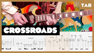 Eric Clapton  Crossroads Cream  Guitar Tab  Lesson  Cover  Tutorial [upl. by Oliric742]