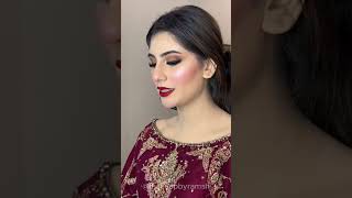 Bridal makeup  Pakistani wedding  shorts viral shortsvideo [upl. by Suaeddaht]