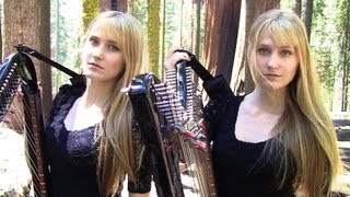 ASLEEP  The Smiths Harp Twins HARP ROCK [upl. by Cristine]