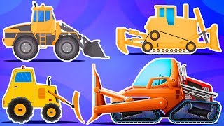 Bulldozer  Vehicle Formation And Uses  Cartoons by Kids Channel [upl. by Osborn439]