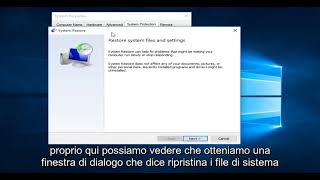 Come ripristinare il computer indietro a un tempo precedente  Windows 7810 [upl. by Cloe]