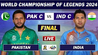 INDIA vs PAKISTAN FINAL WORLD CHAMPIONSHIP OF LEGENDS  IND vs PAK LIVE MATCH  IND BAT [upl. by Temple]