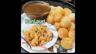 ghar pe banai pani puri readymade packet se shorts youtubeshorts [upl. by Eladnor378]