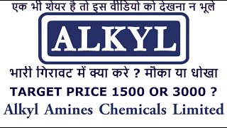 alkyl amines share latest news  why alkyl amines share falling  alkyl amines stock analysis [upl. by Gabbi]