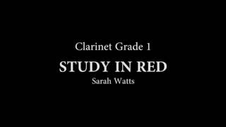 Study in Red for Clarinet [upl. by Lada421]