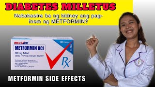 DIABETES SYMPTOMS TAGALOG  METFORMIN SIDE EFFECTS TAGALOG  SANHI PAANO MAIIWASAN ANG DIABETES [upl. by Anitserp]