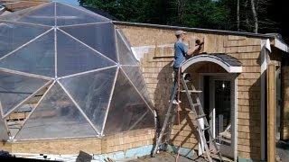 Geodesic Dome Greenhouse  Part 12  THE END [upl. by Carolynne]