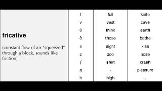 Fricative sounds  Consonants  Voice and accent  British accent [upl. by Vasya]