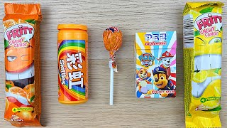 How To Cutting Rainbow Lollipop Candy  Lollipops Unpacking  ASMR  Satisfying Video [upl. by Lesoj]