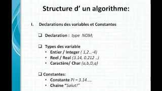 Programmation langage C C  Introduction au algorithm [upl. by Collar]