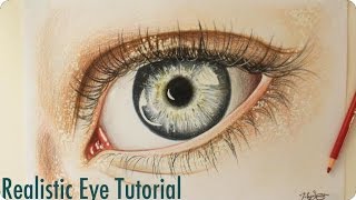 Realistic Eye Color Drawing Tutorial [upl. by Layap954]