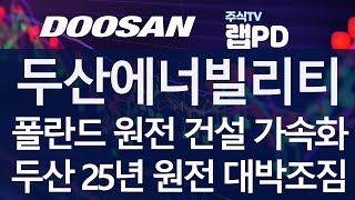 두산에너빌리티 폴란드 원전 건설 가속화 정부 지원 2차분 3기 건설 준비 두산 2025년 부터 원전 기자재 수주 대박 조짐 웨스팅하우스와 협력 SMR 수주 주목 1018 [upl. by Asim]