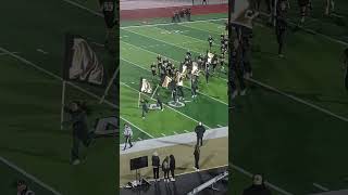 Noblesville Millers Varsity football team takes the field vs Fishers 1112024 [upl. by Nakah]