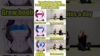 increase breast size workout shorts warriorsfitness bellyfat breastworkout [upl. by Daveta753]