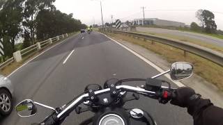 2012 Triumph Thunderbird Storm Test Ride [upl. by Wichman]