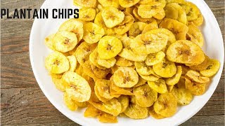 Homemade Plantain Chips  Precious Kitchen  Ep 69 [upl. by Ariella]