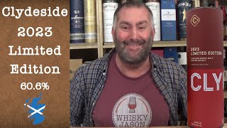 Clydeside Cask Strength 2023 Limited Edition with 606 Lowland Single Malt Review by WhiskyJason [upl. by Eiramllij]