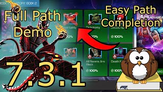 Full Run Through of 731 Uncertainty  Easy Path  2024  MCOC [upl. by Jobey84]