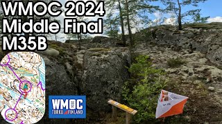 WMOC 782024 Middle Final M35B 43 km  Sauvo Finland [upl. by Riggs]