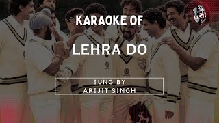 Lehra Do Karaoke With Scrolling Lyrics  HighQuality Karaoke Tracks  Hindi Karaoke Shop [upl. by Ruvolo]