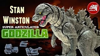 Ricsan Custom Toys Stan Winston super articulated Godzilla Review [upl. by Mariette946]