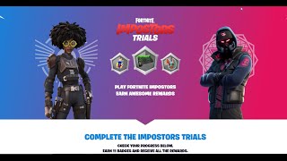 How to Unlock Fortnite Impostors Rewards  NEW FORTNITE IMPOSTORS TRIALs [upl. by Alahcim]