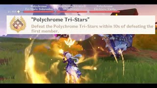 Polychrome TriStars Local Legends 3rd Achievement in COOP  GenshinDuos [upl. by Nunci]