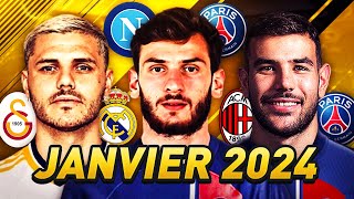 LES NOUVEAUX GROS TRANSFERTS DU MERCATO HIVERNAL 2024 [upl. by Tiphanie274]