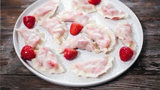 Idealne CIASTO na PIEROGI i pierogi z truskawkami 🍓Jak zrobić  Sugarlady [upl. by Lubeck]