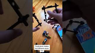 TrackJack makes Hot Wheels more fun with the ultimate trackbuilding system 008 hotwheels [upl. by Nagy]