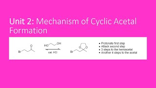 Mechanism of Cyclic Acetal Formation [upl. by Akered]