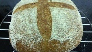 PAN DE MASA MADRE DE CENTENO CON HARINA INTEGRAL DE ESPELTA [upl. by Jehiel]