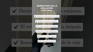 BENEFICIOS DE LA EPILACIÓN CON CERA 🍯 ceramiel cera depilacion [upl. by Rivera935]