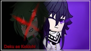 Deku as kokichi  bnha react  Gachaclub [upl. by Naneik]