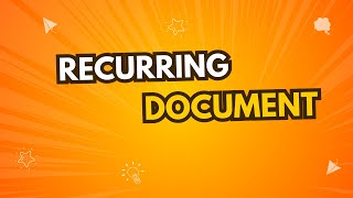 Recurring Document In SAP  Recurring Entry Record [upl. by Akehsay720]