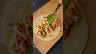 Paneer WrapRoll shortvideo viralvideo paneer wrap vegroll cookingvlog cooking [upl. by Flemings213]