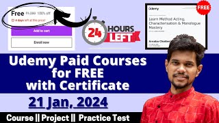 How to get Udemy Courses for FREE in 2024  Udemy Coupon Code 2024  Latest Udemy Coupons [upl. by Berghoff]