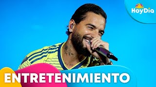 🥵🔥 Maluma posa desnudo en la piscina y enciende las redes sociales  Hoy Día  Telemundo [upl. by Nirej]