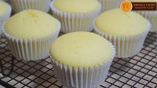 VANILLA CUPCAKE RECIPE  How to Make Soft Vanilla Cupcake  Ep 80  Mortar and Pastry [upl. by Wester]