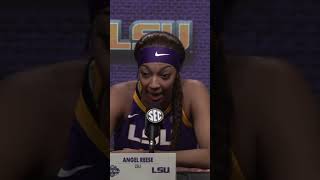 Angel Reese “We’re not scared of South Carolina” [upl. by Berriman429]