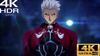 Archer vs Lancer 4K 60FPS  Fatestay night Unlimited Blade Works [upl. by Auot]