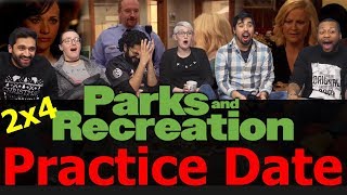 Parks and Recreation  2x4 Practice Date  Group Reaction [upl. by Reich684]