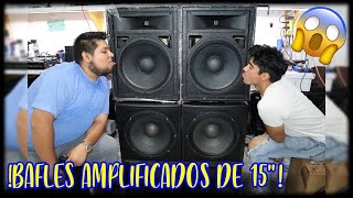 BAFLES AMPLIFICADOS CON BAJOS🎚️🔊 GAUSS DE 15😮 [upl. by Okoyk]