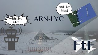 ARN  LYC with ATC and MAP ✈️ [upl. by Nnairet]