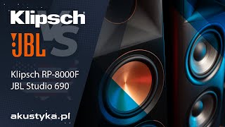 Starcie Amerykańskich gigantów  Klipsch RP8000F vs JBL Studio 690  Test i porównanie [upl. by Rolf]