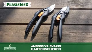 Amboss oder Bypass Gartenschere Wo liegen die Unterschiede Darauf solltest du beim Kauf achten [upl. by Sumetra]