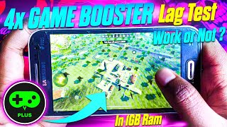 4x Game Booster Lag Fix Test In 1GB Ram [upl. by Nerol]