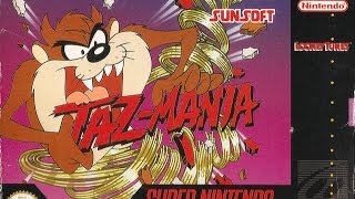 SNES TazMania Video Walkthrough [upl. by Adnohsor]