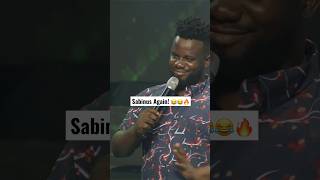 Sabinus very funny live comedy performance 😂🔥 He had the judges  crowd laughing comedy shorts [upl. by Holman]